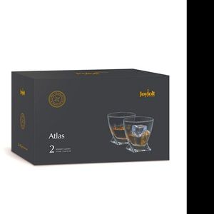 New Atlas Old Fashion Whiskey Glasses Set of 2